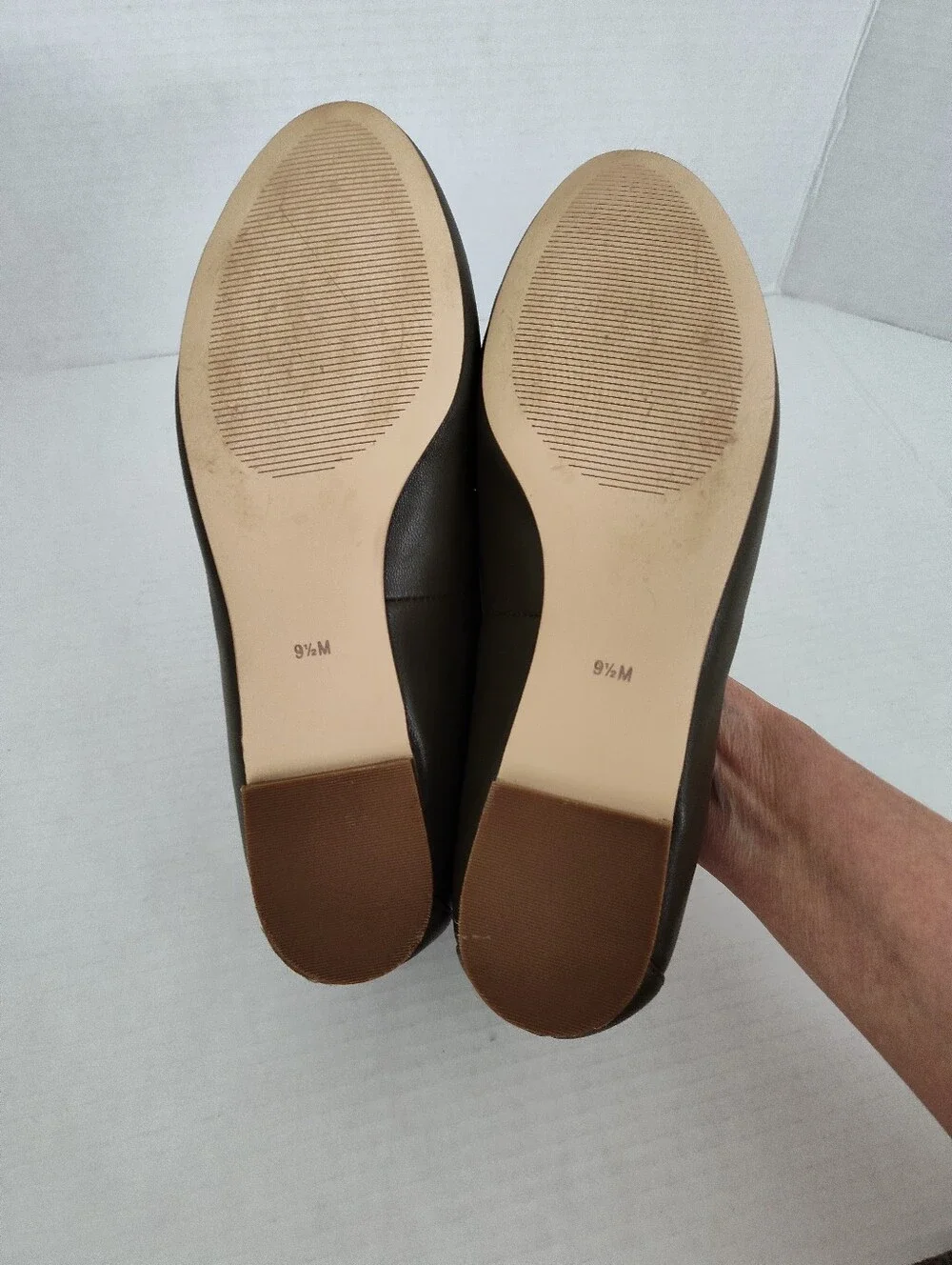 Talbots Ryan Bit Soft Nappa Leather Loafers Size 9.5 Olive Green Slip on Shoes